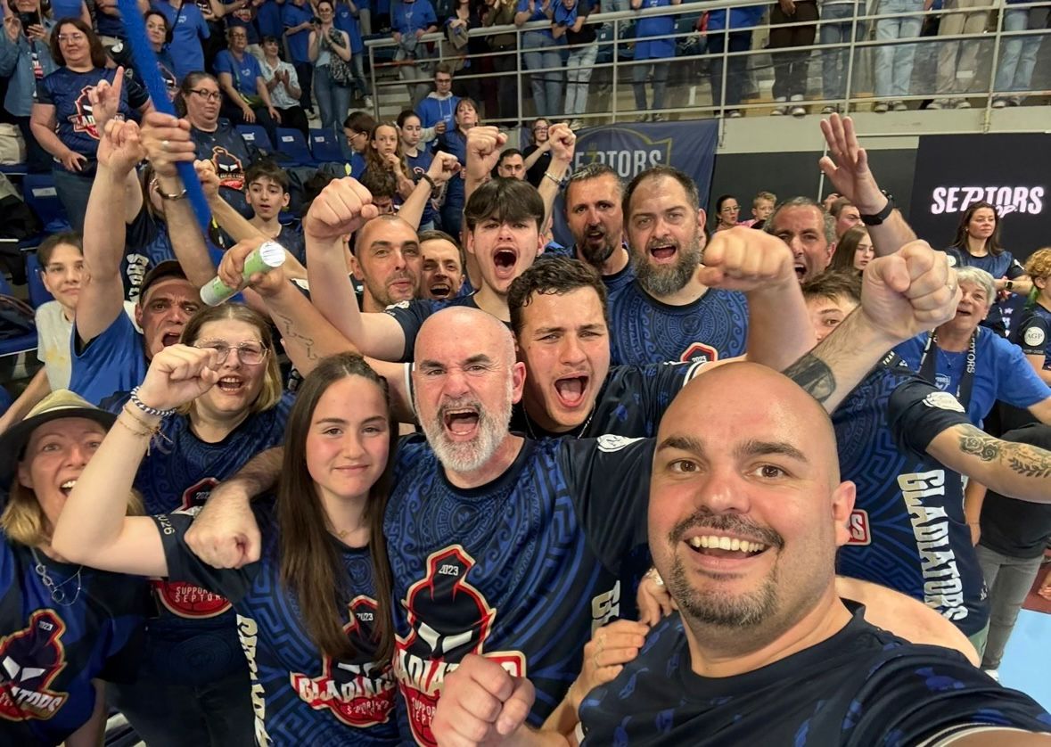 Supporters Gladiators en tribune